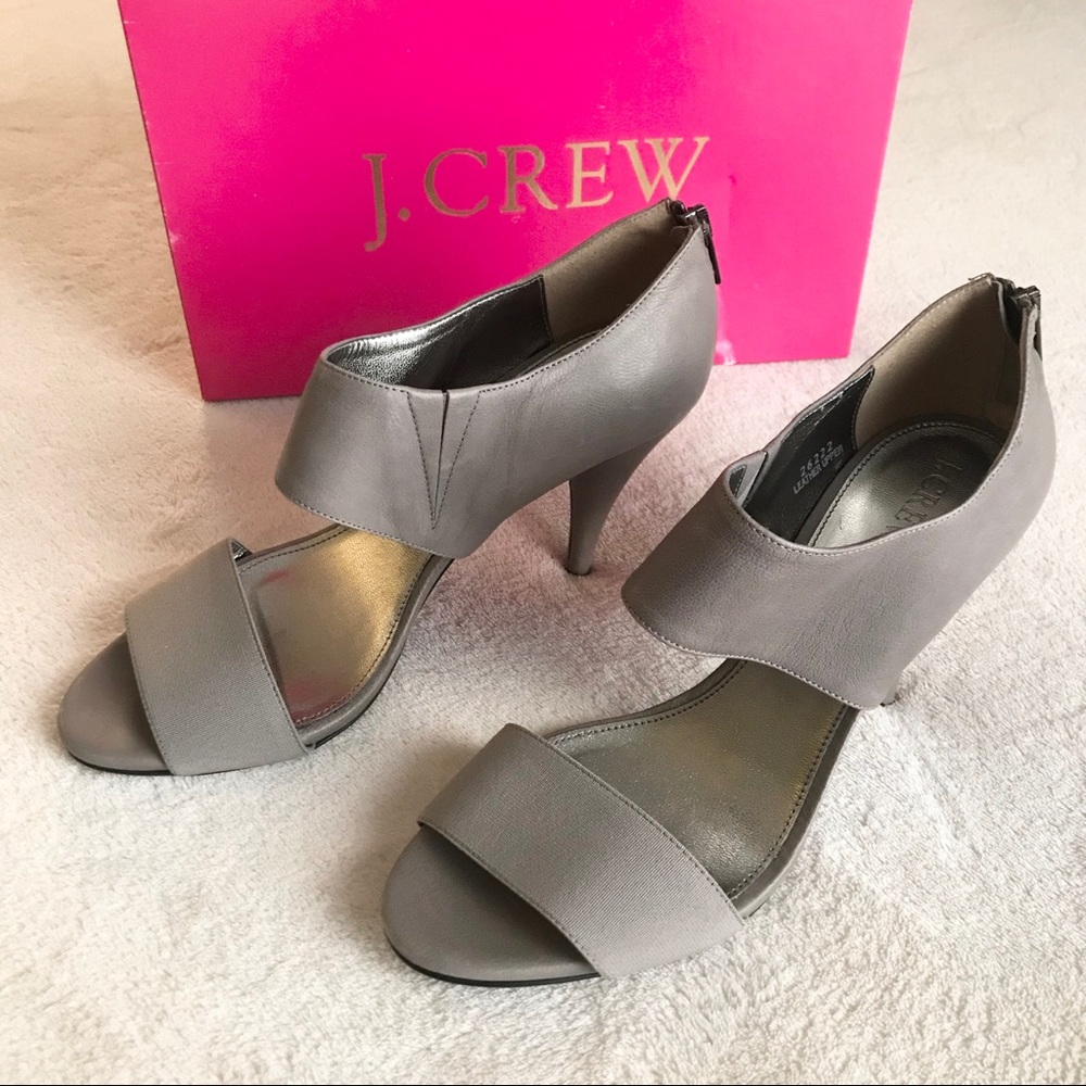 J. Crew Flannel Demetra Heels 8 1/2 Style No.26222